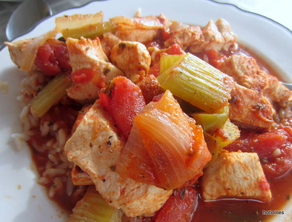 chicken creole over rice