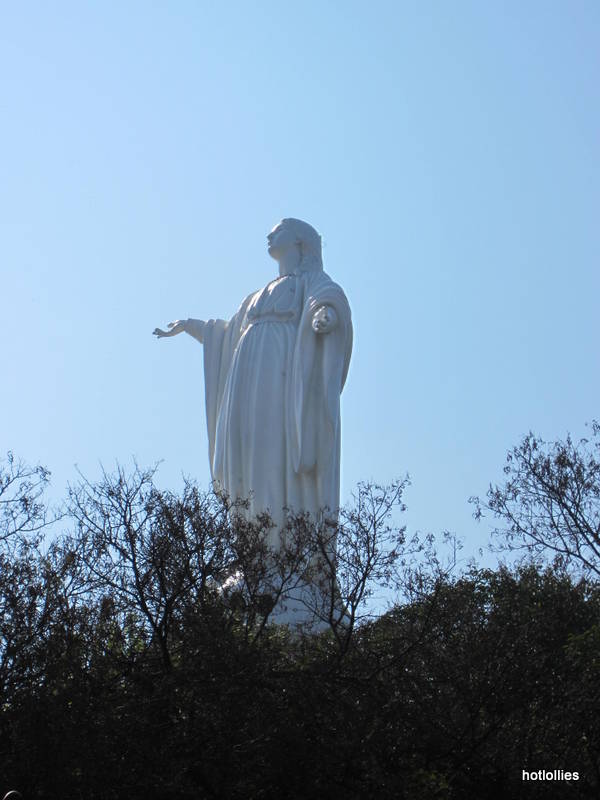 The Virgin Mary at the San Cristobal mountain