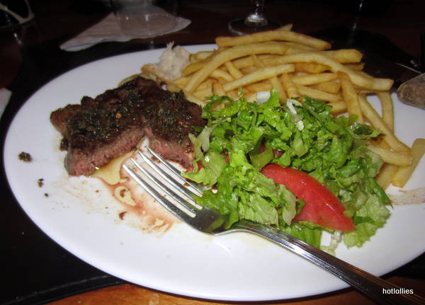 steak dinner at Alberto's